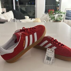Red Adidas Gazelle (M 10.5) New With Tags (No Box)